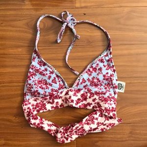 Lucky Brand Floral Boho Bikini Top